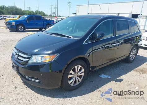 2014 Honda Odyssey Ex-L from USA, damaged, VIN 5FNRL5H68EB100506